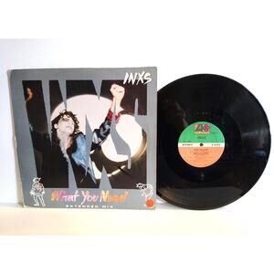 INXS What You Need (Extended Mix) 12" EP Vinyl Record Pop Rock New Wave